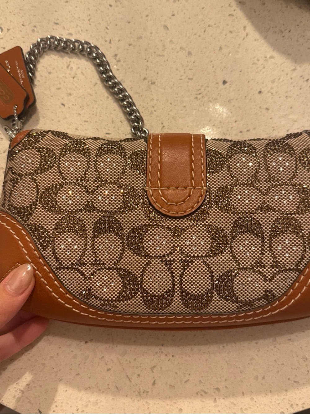 Coach soho bag 25 in crystal jacquard - Picture 2 of 5